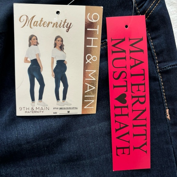 9TH & MAIN Maternity Skinny Stretch Jeans--M - Picture 4 of 12